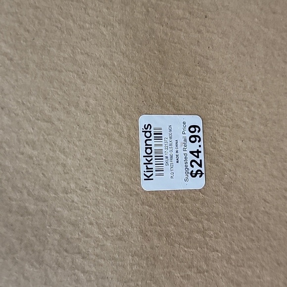 F sign, in excellent condition, bought at Kirklands for $24.99. - Picture 2 of 3